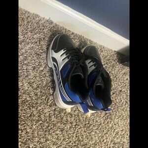 Stylish Boy's Black and Silver Skate Shoes